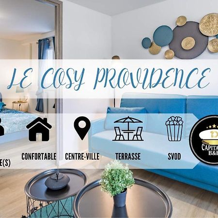 Le Cosy - Providence - Parking - Terrasse Lägenhet Troyes Exteriör bild